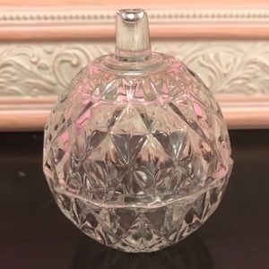 Crystal Trinket Ring holder with Lid